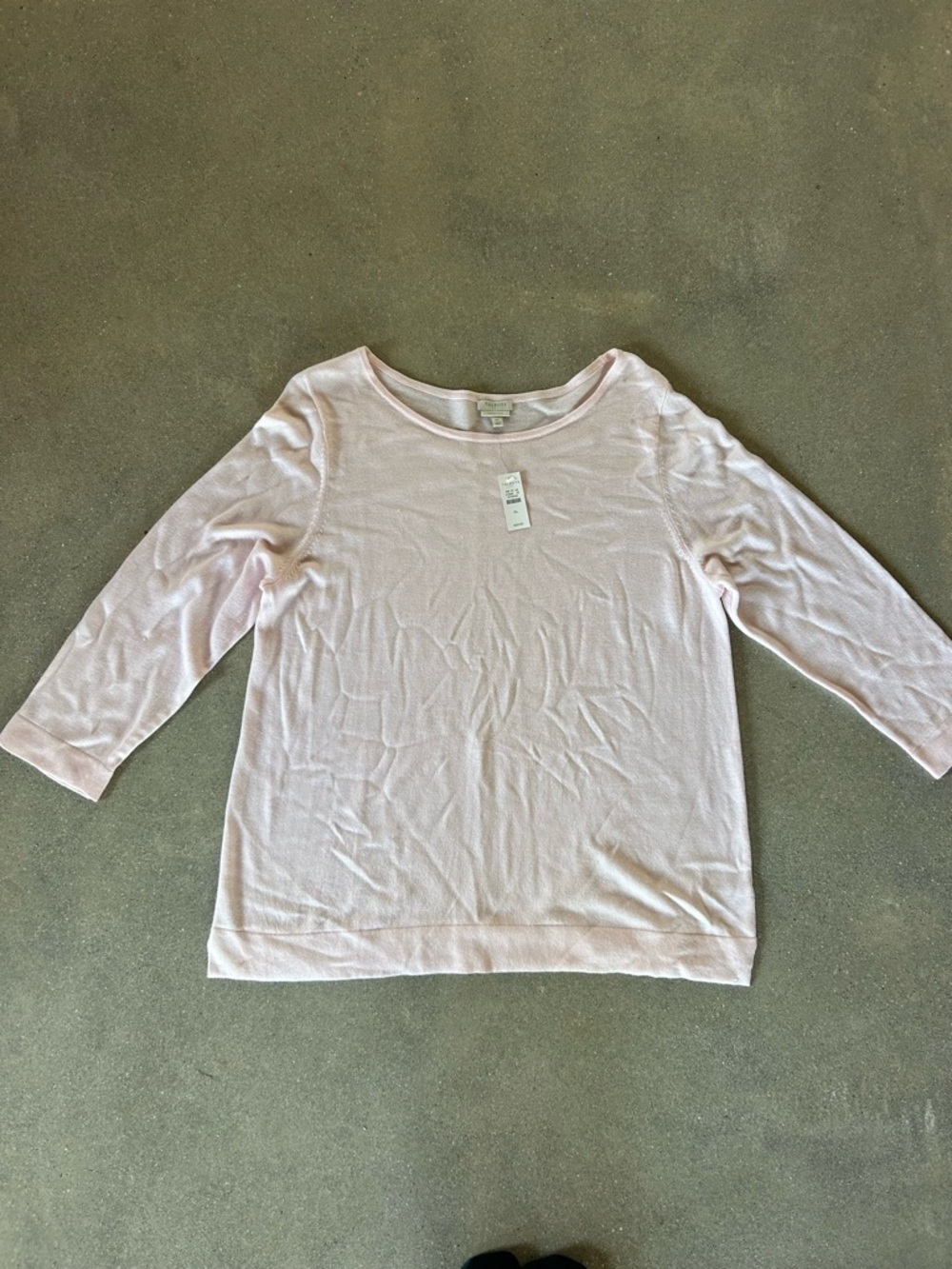 Light Pink Lightweight Pullover Sweater